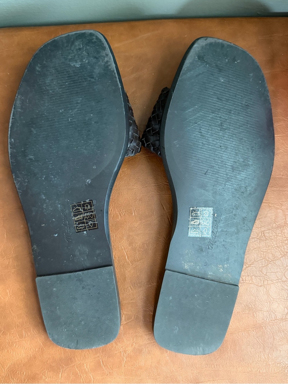 Madewell Cora Slide Sandal in Woven Leather - Picture 3 of 4